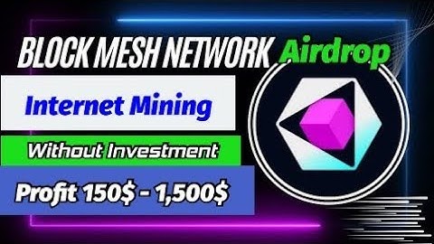 BlockMesh Network Mining | Extension Mining | Without Investment Earning | Airdrop 2025