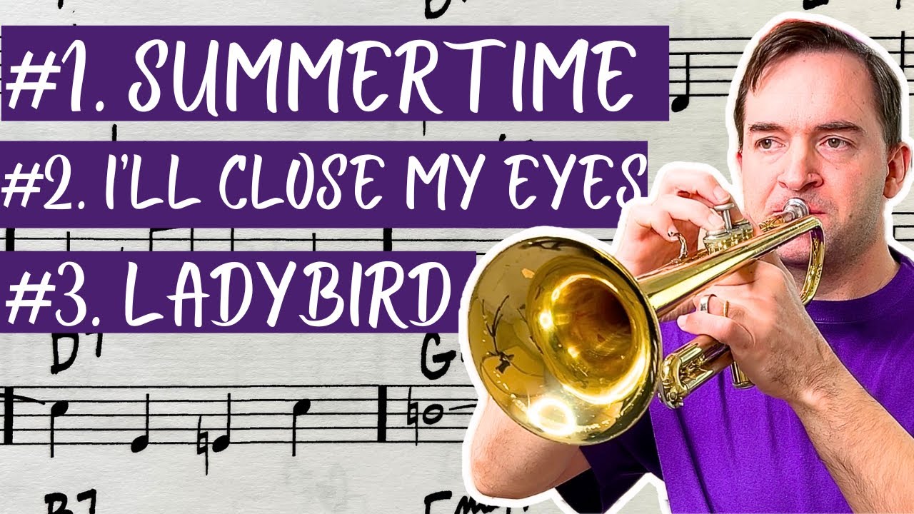 3 EASY Jazz songs on trumpet for BEGINNERS! - YouTube
