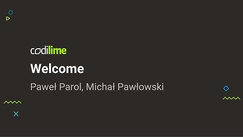 Welcome - Service Function Chaining for Cloud-native Network Functions