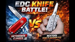 Victorinox Climber vs NexTool Mini Flagship F12 🔪Which EDC is best?