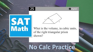 SAT Math | No Calculator Practice Problems