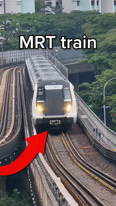 Singapore's futuristic train #mrt #singapore