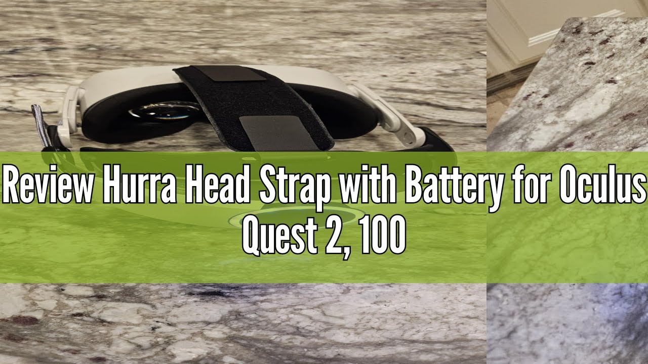 Review Hurra Head Strap with Battery for Oculus Quest 2, 10000mAh Fast Charging Battery Pack Extend
