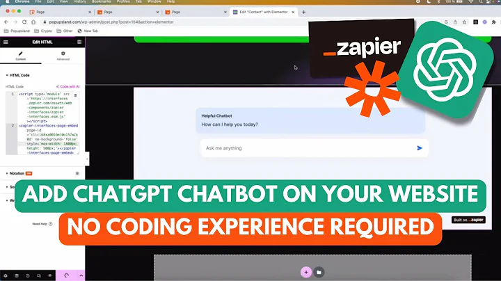 Create a Powerful Chatbot for Your Website with Zapier Interfaces