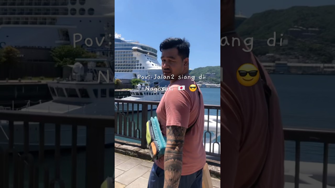 Pov: Jalan2 siang di Nagasaki, Japan # #travel #crewlife #cruise #ship #japan #cruiseblogger