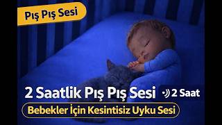 2 Saatlik Pış Pış Sesi 👶 | Bebek Uyutma Sesi | Kesintisiz Uyku Sesi