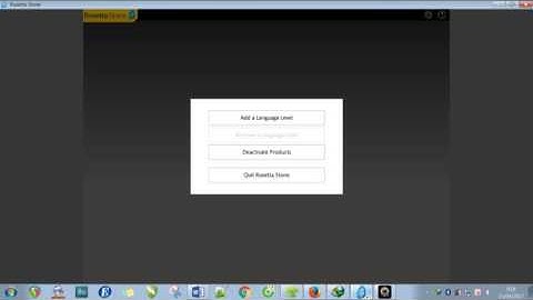 Setup Rosetta Stone p2