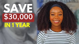 HOW TO SAVE $30,000 FAST | MONEY SAVING TIPS