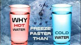 Does the HOT Water Freezes Faster or COLD Water???