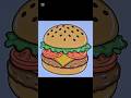 Relaxing Coloring 🍔✨️#shorts #short #shortvideo #art #asmr #diy #drawing #coloring #viral #trending