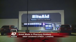 Man Arrested for Rite-Aid Robbery