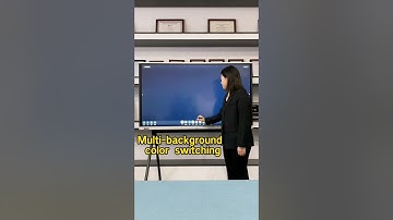 Leaderhub interactive whiteboard Grid and solid color background toggle