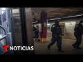 Arrestan a un hombre vinculado a apuñalamientos en el metro de Nueva York | Noticias Telemundo