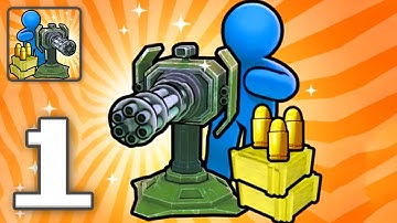 Ammo Fever: Tower Gun Defense - Gameplay Walkthrough Part 1 - Casual Games To Play (iOS, Android)