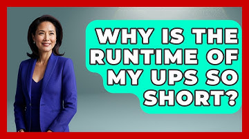 Why Is The Runtime Of My UPS So Short? - Your Computer Companion