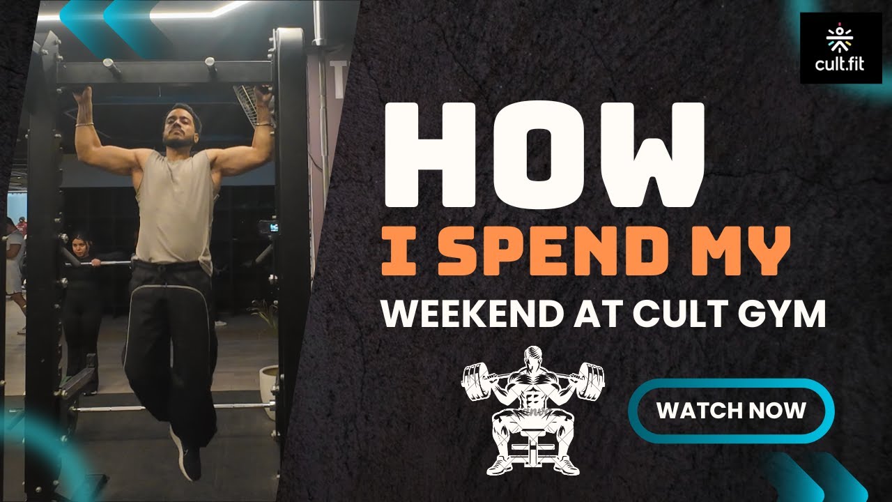 How I Spend My Weekend at the Gym | Full Cult.fit Workout Routine 💪✨ 