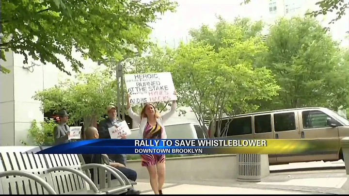 Rally held in Downtown Brooklyn in support of whis...