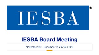 Hybrid IESBA Board Meeting - November/December 2022 - Day 5