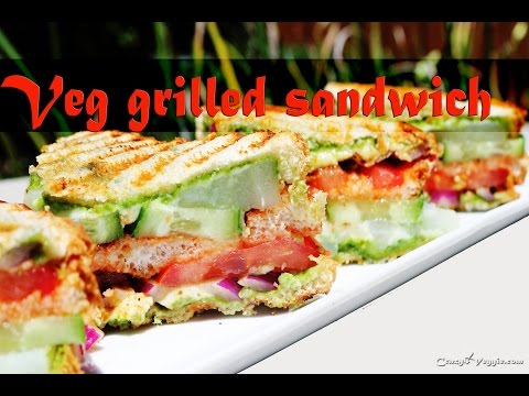 Veg club/grilled sandwich by crazy4veggie.com