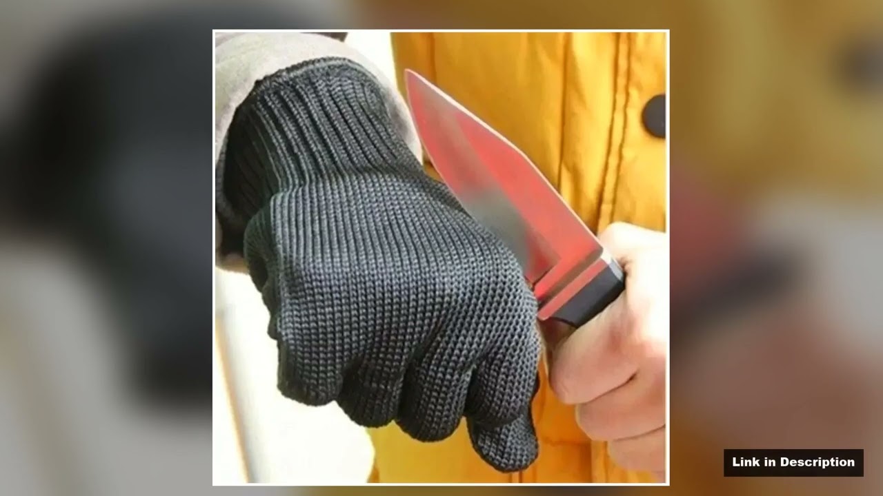 1 Pair Stainless Steel Wire Cut Resistant AntiCutting Safety Protective Gloves Smart Upgrade