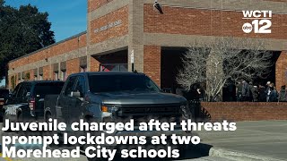 Juvenile charged after threats prompt lockdowns at two Morehead City schools