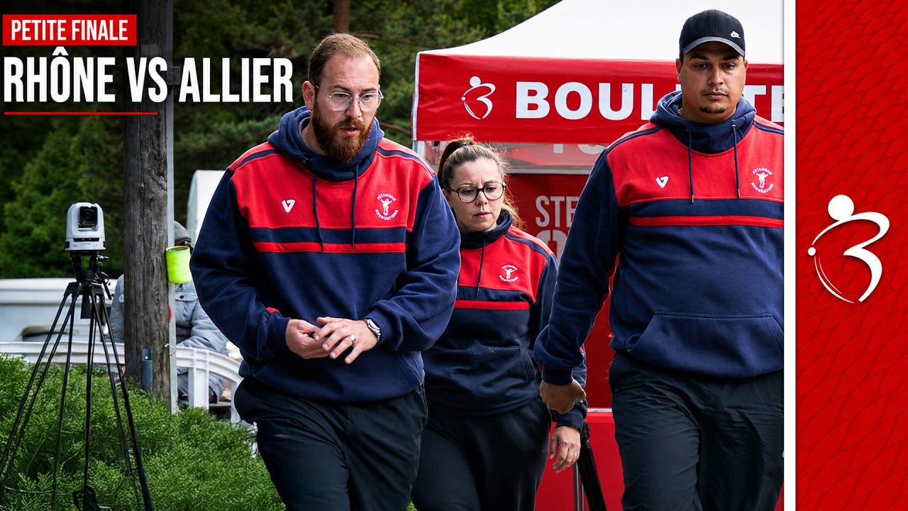 Miniature : Petite finale Rhône VS Allier : Championnat Régional AURA triplette mixte à pétanque
