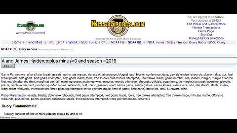How to Run An NBA Query