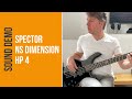 Spector ns dimension hp 4  sound demo no talking