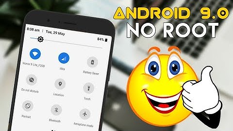 How To Get Latest Android 9.0 (Pie) Notification Panel On Any Device No Root | Android P Status bar