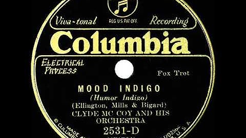 1931 Clyde McCoy - Mood Indigo