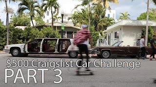 $500 Craigslist Car Challenge. ep 3. Selling the cars in Miami