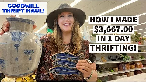 THRIFTING FOR RESALE! How I Made $3,667.00 Profit ...