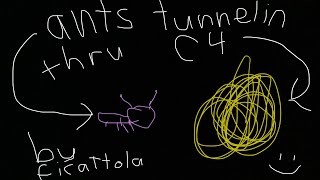 ants tunnelin thru C4 in the powder game screenshot 4
