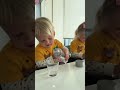 The Child Pours Water for the First Time 🤣 #Foryou #Baby #Cute