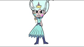 Queen Moons Past Exaggerated Tapestry Version - Unfinished