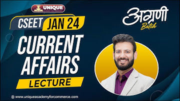 Free Online CSEET  Lectures | CSEET  |  Current Affairs | L -  13 |  CA Saumil Manglani Sir