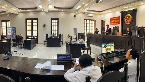 TAND tỉnh Vĩnh Long tổ chức phiên tòa trực tuyến