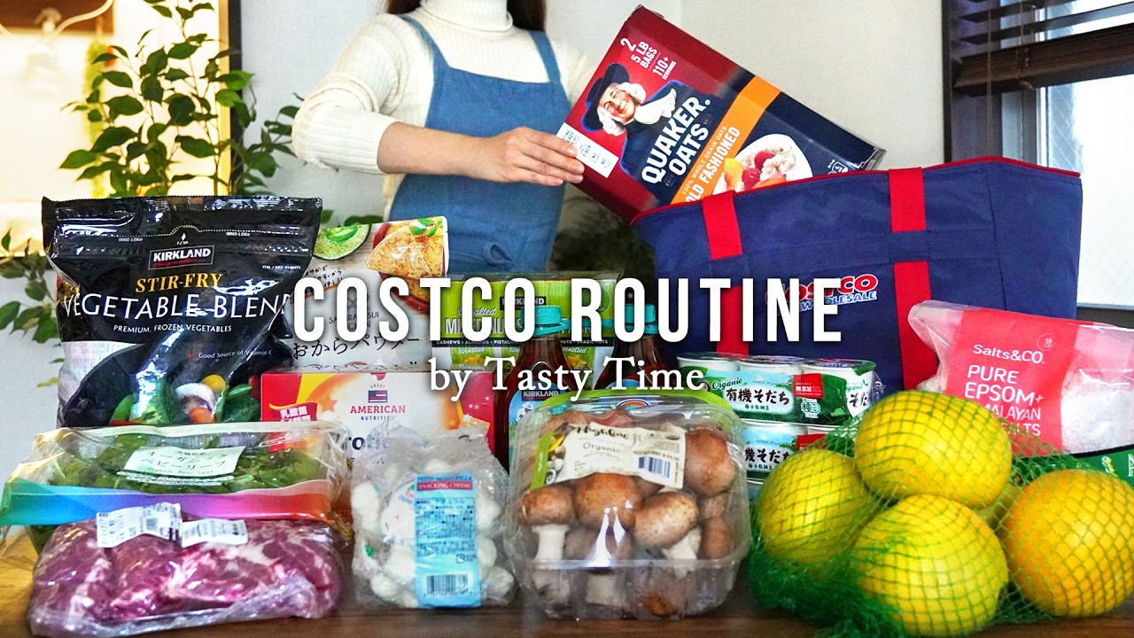 ダイエット中のコストコ購入品と2日間の食事／お正月に増えた体重を戻すダイエットルーティン／COSTCO HAUL  for weight loss
