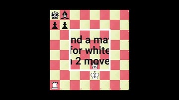 Trickiest Mate in two White To Move ( Mate In two ) ♟️