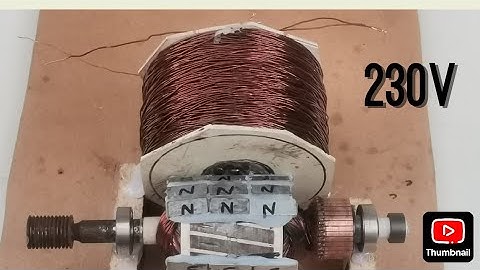 How to make high voltage generator#i turn giant coil into powerful generator #how to make generator