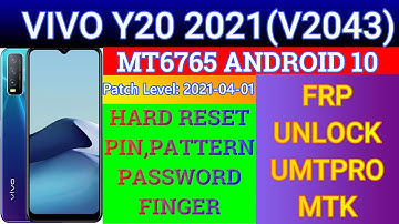 VIVO Y20 2021 (V2043) LOCKS RESET,FRP VIA UMT PRO BY CELL SOLUTIONS