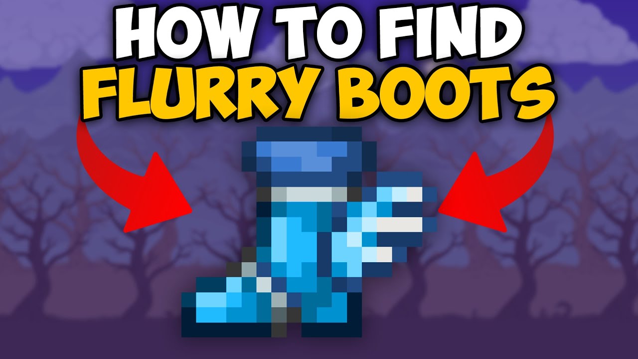 Terraria How To Get Flurry Boots | Terraria Flurry Boots seed 1.4.4.9 ...