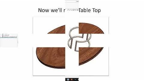 How To make a Coffee Table in #Solidworks #Weldment