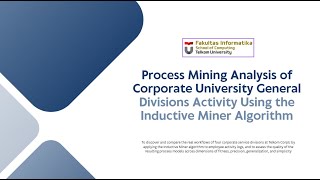 Process Mining Analysis of Corporate University General Divisions Activity Using the Inductive Miner