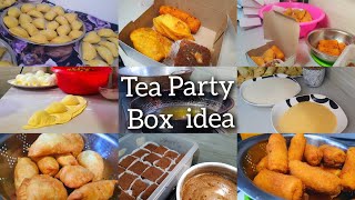 Srilankan style Tea party Box Idea 100 Rolls 100 patties 100 pieces Chocolate cake Recipe