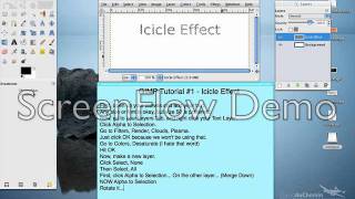 GIMP Tutorial #1 - Icicle Effect