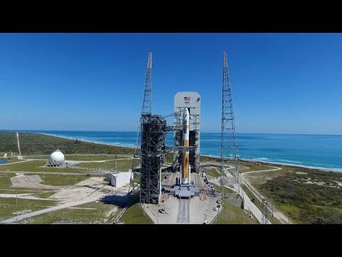 Aerial Views Of Delta IV WGS-9