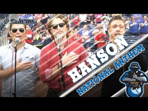 Hanson Sings the National Anthem