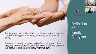Family Caregivers of BC- What you Need to Know & What Supports are Available with Stacey Dawes