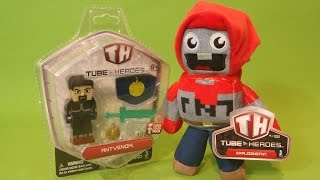 Tube Heroes ~ ExplodingTNT Plush & AntVenom Figure from Jazwares
